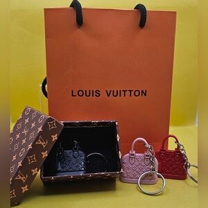 BRAND NEW!!! MINIATURE fashion LUXURY DESIGNER BAG KEYCHAIN/DISP…
